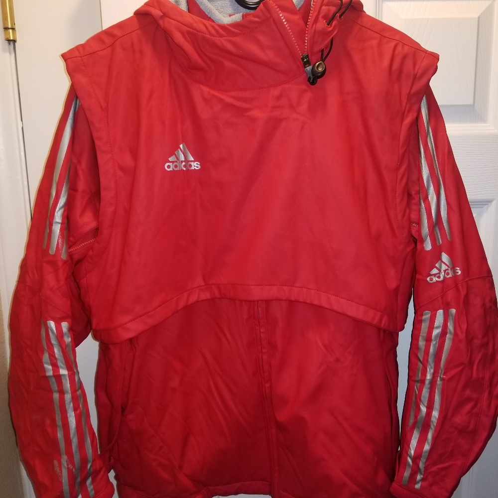 ADIDAS SOCCER COAT MENS SIZE M